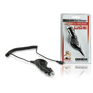 AC Adapter 5 Watt, 5 Volt, 1 Ampere, Plug: Micro USB (Knig) Car Charger