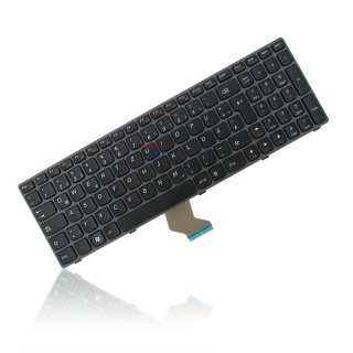 Tastatur ( Deutsch ) schwarz metall grau