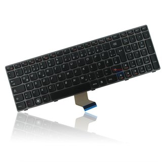 Tastatur ( Deutsch ) schwarz grau