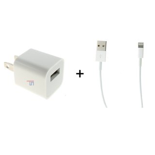 AC Adapter compatible for Apple 5 Watt, 5 Volt, 1 Ampere, USB Inlet, Plug: US